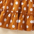 thumbnail image 5 of Coerni Toddler Girl Summer Dress Kids Casual Dresses Polka Dot Fly Sleeve Princess Dresses Beach Sundress 3 to 7 Years, 5 of 8