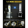 thumbnail image 7 of AUXITO 2024 Upgraded D2S D2R Led Headlight Bulbs, 6000K Cool White 66040 66240 85122 OEM Bulbs, 35W Xenon D2S D2C Xenon Hid Headlight Bulb,Pack of 2, 7 of 7