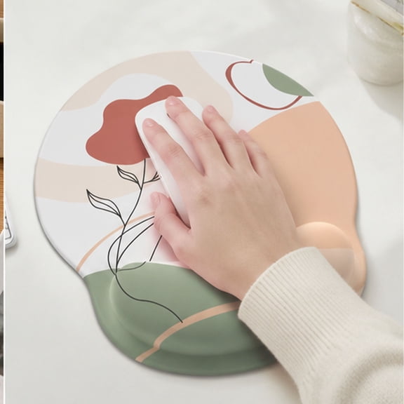 Ergonomic Memory Foam Mouse Pad with Wrist Rest, Non-Slip Wrist Support for Office Gaming