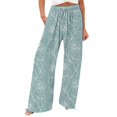 thumbnail image 2 of Womens Stretch Work Pants for Office, High Rise Straight Leg Trousers with Pockets, Wrinkle-Free Business Casual Bottom for Women, 2 of 5