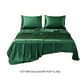 thumbnail image 3 of Juego De Sábanas De Satén Suave, Estilo Hotelero, Sábana Ajustable De Bolsillo Profundo, Sábana Plana Y Fundas De Almohada, Diseño De Color Liso, Resistente a Las Arrugas, Fácil Cuidado, 3 of 9