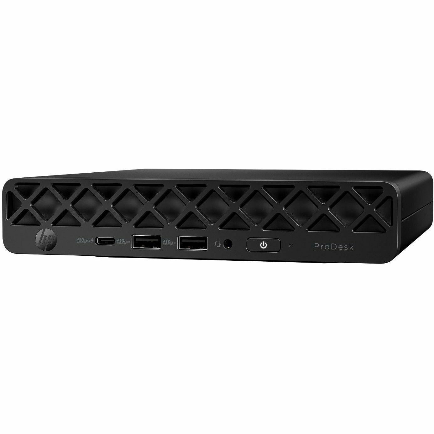 HP ProDesk 4 G1i Desktop Computer - Intel Core Ultra 5 235T - 16 GB - 512 GB SSD - Mini PC - Jack Black - Intel Q870 Chip - Windows 11 Pro - Intel DDR5 SDRAM - English Keyboard - IEEE 802.11ax - 90 W