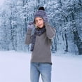 thumbnail image 4 of Polarwear Boys Hat,Scarf & Glove Set-Kids Cold Weather Winter Accessories-Childrens 3 Pc Beanie Set-Big Boys Hat Scarves Sets, 4 of 5