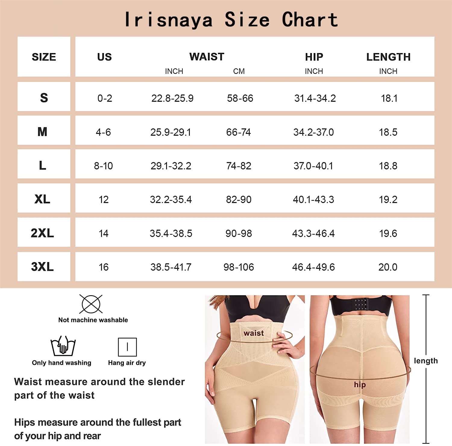 Irisnaya Women Shapewear Tummy Control Panties High Waisted Butt Lifter  Short Seamless Body Shaper Hip Enhancer Thigh Slimmer (Beige,  X-Small-Small) at  Women's Clothing store