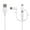 White, variant on onn. 3 ft Tri-Tip to Lightning Micro USB Cable, White