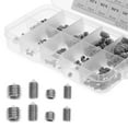 thumbnail image 1 of Shisuyan 250pcs Hex Screws Stainless Steel Internal Hex Screws Pointed Hex Screws Kit, 1 of 8
