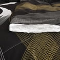 thumbnail image 2 of HGmart Modern Interweaving Curve Twin 2 Pieces Duvet Cover Set Soft Breathable Washed Microfiber Duvet Cover, 2 of 5