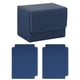 thumbnail image 4 of Caja organizadora magnética para mazos de cartas coleccionables con divisores de almacenamiento azul oscuro, 4 of 9