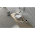 thumbnail image 4 of Ruvati 19 x 14 inch Fluted Vessel Bathroom Sink Solid Surface Modern Matte White, 4 of 8