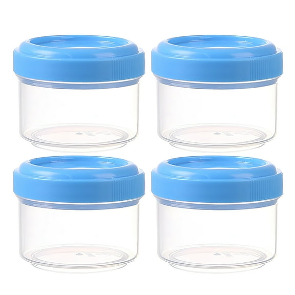 ACDANC Leakproof Baby Food Storage-4 Container Set,Small Plastic Containers with Lids,Lock in Freshness,Nutrients,& Flavor,Freezer & Dishwasher Friendly,Snack Container