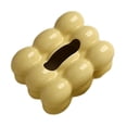 thumbnail image 4 of Servilletero de cerámica Soledad para pañuelos Caja de papel de seda amarillo, 4 of 10