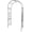 15.43 Pounds, variant on Outvita 7Ft Garden Arch Arbor, Steel Frame Stand Trellis, Arbour Archway for Wedding Ceremony Decoration Plant Climbing Rose Vines Lawn Courtyard Patio Pathway Black