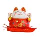thumbnail image 5 of de de estilo chino, figurita de cerámica, caja de ahorro de dinero, adorno, escultura de gato de bienvenida para tienda, sala Rojo perfecl Estatua interior, 5 of 8