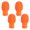 A, variant on 4Pcs Drum Mute Drumstick Mute Tip Drum Dampener Practice Percussion Tip Silicone Drumstick Tip Percussion Accessory