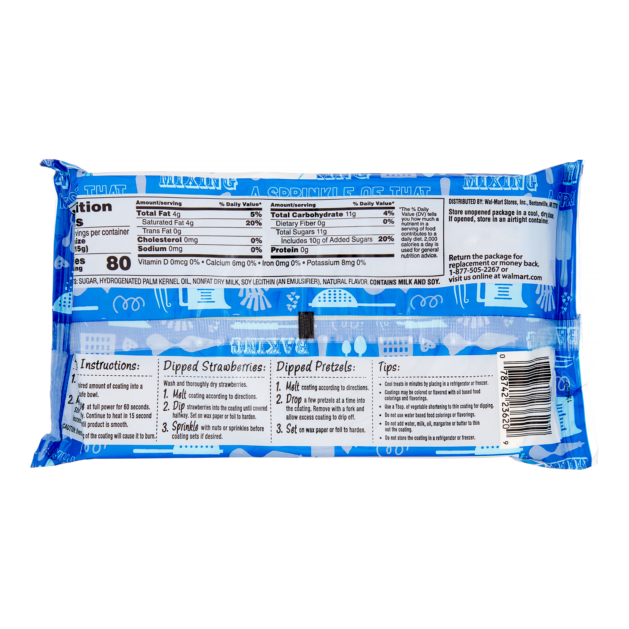 Great Value Make Your Own Almond Bark Vanilla 24 Oz Walmart Com