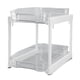 thumbnail image 5 of Organizador de cesta de gabinete deslizante para baño y cocina, almacenamiento de 2 niveles debajo del fregadero, 5 of 10