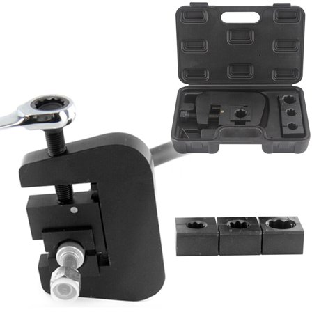 4 Dies Manual A/C Hose Crimper Kits Air Conditioning Repair Hose Crimping Tools