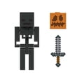 thumbnail image 4 of Minecraft Wither Skeleton Action Figure & Accessories Set, 3.25-inch Scale Collectible, 4 of 6