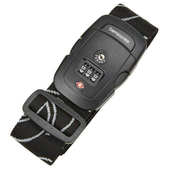 Correa de equipaje Samsonite Combination Lock negra