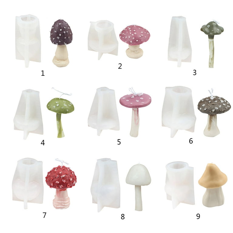 Mushroom Mold, Mushroom Bead Mold, Silicone Mold, Resin Mold, Silicon  Mould, Bead Mold, Glossy Mold, Glass Mold, Small Mold, Glossy Mould 