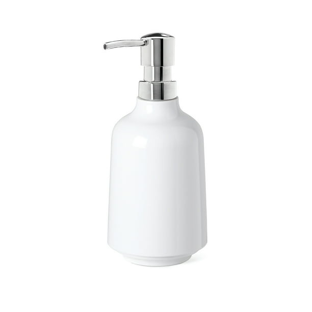 Umbra 13oz (384ml) Step Liquid Soap Dispenser, Also Works With Hand