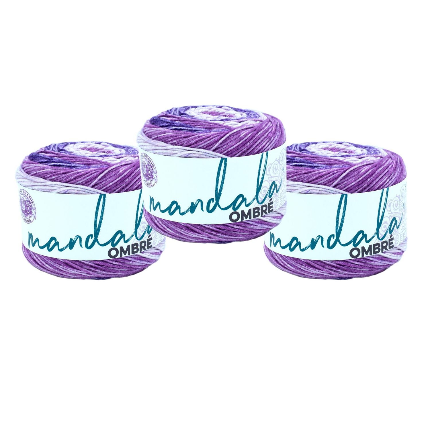 Lion Brand Mandala® Ombre Yarn #4 Medium/Worsted Yarn 150g/315m 3-Pack