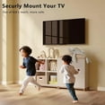 thumbnail image 4 of TV Wall Mount Fixed for Most 14"-32" Flat/Curved TVs with Max VESA 200X200mm up to 55Lbs Space Saving Universal TV Bracket, 4 of 7