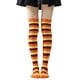 thumbnail image 1 of Calcetines altos a rayas para mujer, coloridos, por encima de la rodilla, retro, elásticos, para niñas, cosplay, disfraz de Lolita, 1 of 7