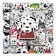 thumbnail image 3 of Pegatinas dálmatas de vinilo con forma de perro y animal, impermeables, 50 unidades/lote, 3 of 5
