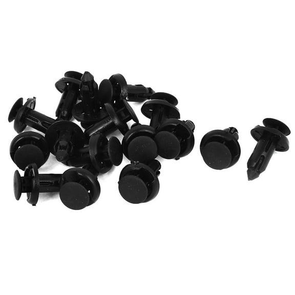 Unique Bargains 16 x Replacement Push-Type Retainer Fasteners Clips Plastic Rivet Set 8mm