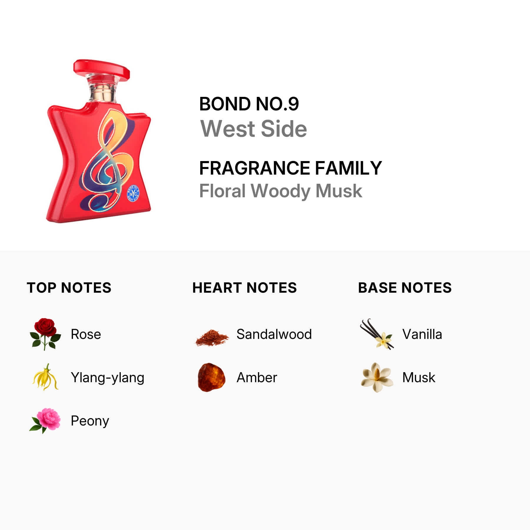 Bond No. 9 West Side Eau De Parfum, 3.3 Oz, Unisex Floral Oriental