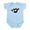 Sky Blue, variant on CafePress - Cute Bat Body Suit - Baby Light Bodysuit, Size Newborn - 24 Months