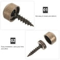 thumbnail image 3 of 1 Set Decorative Screw Self-tapping Mirror Fixing Screw Fastener With Cap, 3 of 10