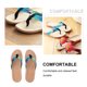 thumbnail image 3 of GOOHOCHY par de chanclas para el hogar, sandalias planas, zapatillas de playa para parejas (azul verdoso, talla 44-45, 29,5 cm, 11,5 EE. UU., 10,5 Reino Unido, 45,5 UE, 11,5935 pulgadas), 3 of 8