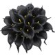 thumbnail image 2 of Decoración floral artificial Oficina en casa PU Flor falsa Ceremonia de boda Mini flor artificial, Negro 20 Piezas Eigraketly HA6565-07B*20, 2 of 3