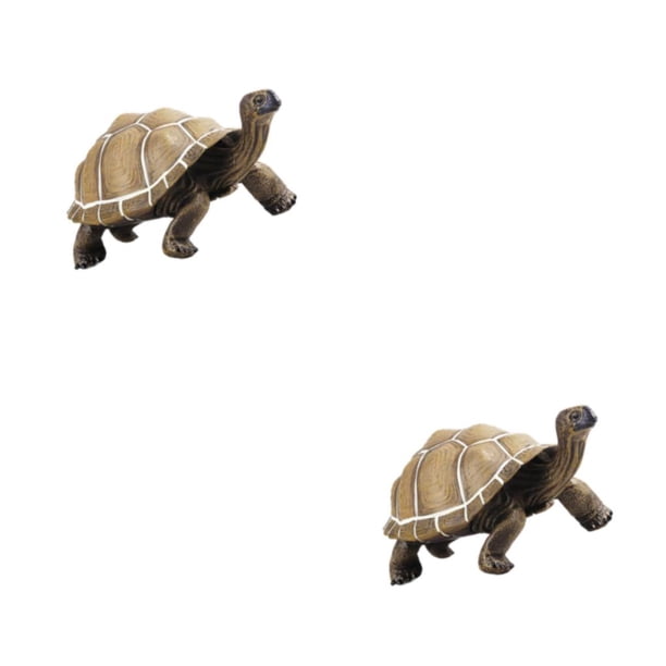 Vogacara Turtle Animal Model Toy Simulated Solid Animal Mini Mode for Teaching Aids Type1 NO1