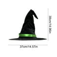 thumbnail image 4 of HBBKVI Witch Hat Wizard Hat Halloween Costume Party Christmas Makeup Ball Role-playing Accessories Halloween Decor, 4 of 7