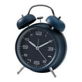thumbnail image 4 of Reloj Despertador de metal Zulema mecánico de diseño vintage, 4 of 8