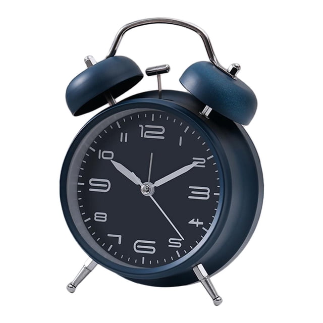 simhoa Horloge Mini Réveil Silencieux Affichage Précis-Bleu Foncé