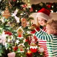 thumbnail image 2 of Colgante De Navidad Árbol De Navidad Decoración Gingerman Colgante Colgante Regalo Para Amigos Y Familia 12 Unids Serendint AP006655-03, 2 of 6