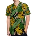 thumbnail image 4 of High Quality Hawaiian Shirts for Men Short Sleeve Aloha Beach Shirt Floral Summer Casual Button Down Shirts Blouses X546S4, 4 of 7