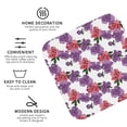 thumbnail image 4 of Fuzoiu Peonies Print Leather Coasters Set,Drink Coasters Set of 6,for Tabletop Protection, Durable PVC Coasters,Home Décor and Housewarming Gift,Square, 4 of 7