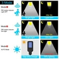 thumbnail image 6 of BVXEEP Solar Lights Outdoor, Solar Street Light, Ip65 Outdoor Solar Powered Street Lights Dusk to Dawning with Motion Sensor Led Floods Light for Parking Lot, Drive-Way, 6 of 7
