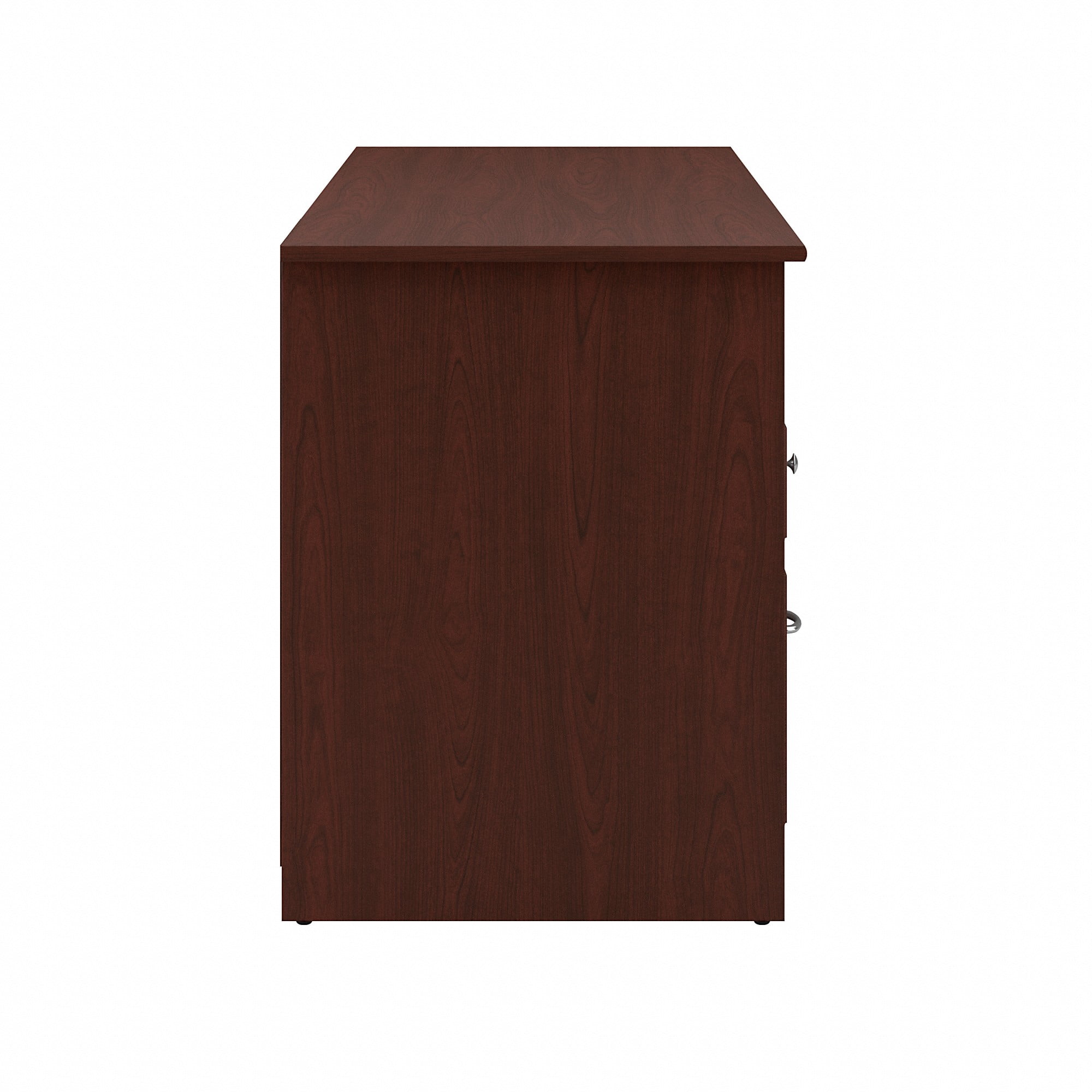 Bush Furniture Cabot 72" Computer Desk with Storage, Harvest Cherry