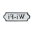 thumbnail image 2 of HomeRoots 484807 3 x 10 x 0.25 in. Black & White Metal Wi-Fi Wall Decor, 2 of 3