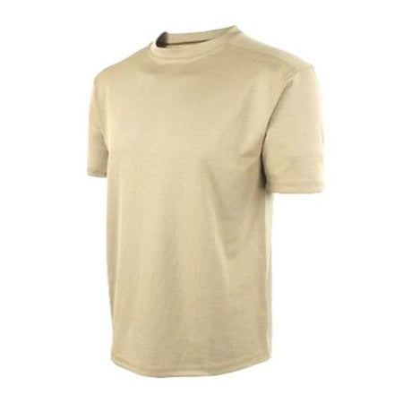 Military Surplus Gi Moisture Management Irregular T-Shirt, Sand, Large, (Best Military Surplus Gas Mask)