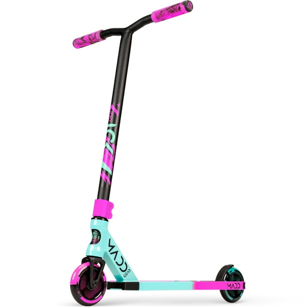 Madd Gear Kick Pro Stunt Scooter for Ages 6 + Strong Aluminum 5" Wide