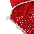 thumbnail image 3 of Dalazy Voile Respirant en Coton Doux Crocheté à la Main avec Oreilles pour Cheval Rouge, 3 of 8