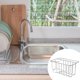 thumbnail image 5 of Soporte para esponja para fregadero de cocina, de acero inoxidable, para trapos, soporte para esponja, suministros de cocina, 5 of 6