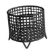 thumbnail image 5 of Cesta redonda de alambre de metal, solución de almacenamiento para la cocina, organizador de encimera para despensa Negro, 5 of 9